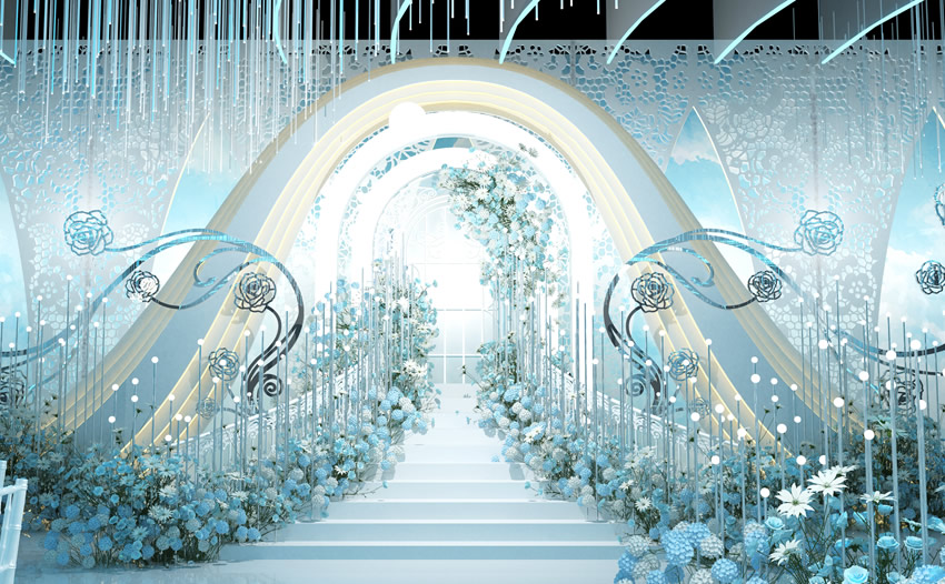 莱西釡香烙馍村水晶厅效果展示